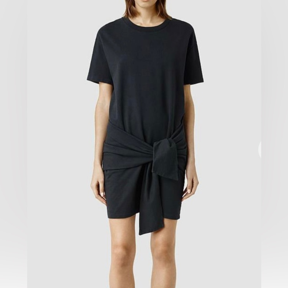All saints Chan Fly dress black 6 - Picture 2 of 11